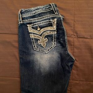 Rock Revival Embellished Boot cut jeans. Size 31